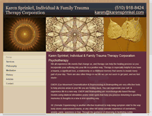 Tablet Screenshot of karensprinkel.com